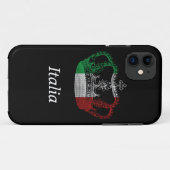 イタリアンな王冠の旗の電話箱 Case-Mate iPhoneケース (裏面(横))