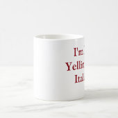 イタリアンな発言を用いるコーヒー・マグ マグカップ (中央)