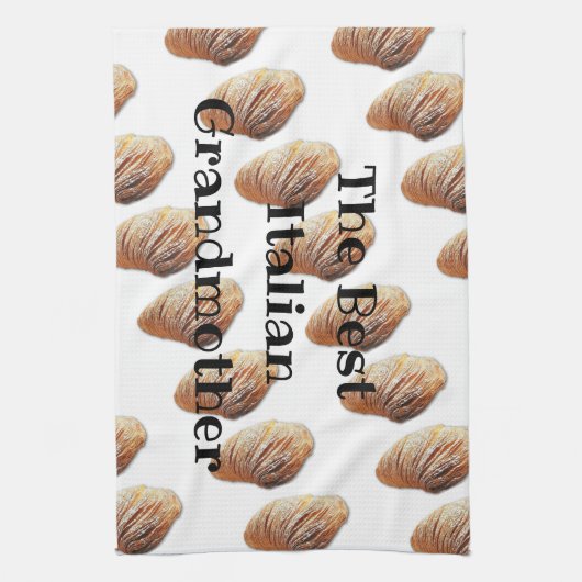 イタリアンな祖母-台所布 キッチンタオル (縦)