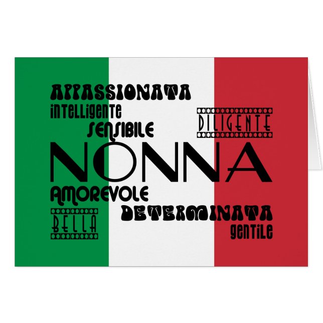 イタリアンな祖母: 質 (正面横)