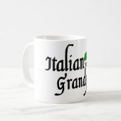 イタリアンな祖父のTシャツ コーヒーマグカップ (正面左)