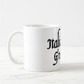 イタリアンな祖父のTシャツ コーヒーマグカップ (左)
