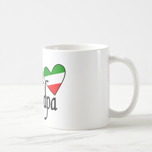 イタリアンな祖父のTシャツ コーヒーマグカップ (右)