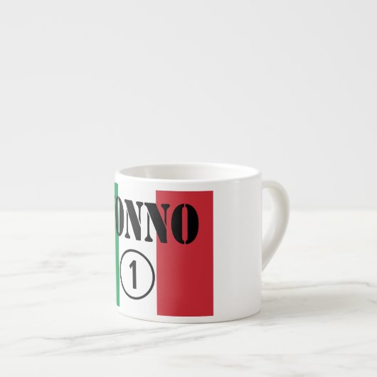 イタリアンな祖父: Nonno Numero Uno エスプレッソカップ (正面右)