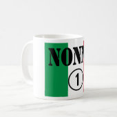 イタリアンな祖父: Nonno Numero Uno コーヒーマグカップ (正面左)