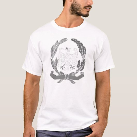 イタリアンな紋章付き外衣 Tシャツ (正面)