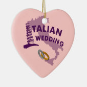 イタリアンな結婚式のオーナメント セラミックオーナメント (右)