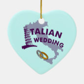 イタリアンな結婚式のオーナメント セラミックオーナメント (裏面)