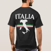 イタリアンな角のTシャツ Tシャツ (裏面)