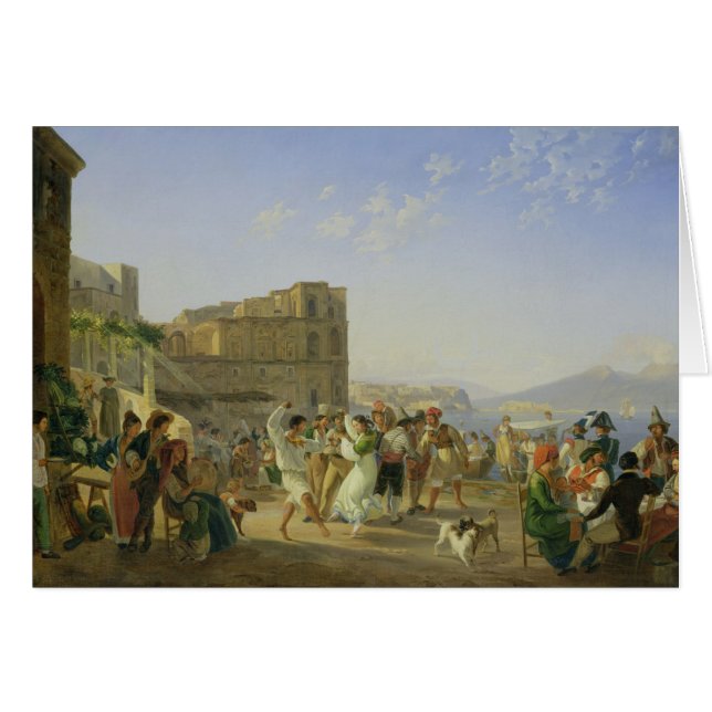 イタリアンな踊り、ナポリ1836年 (正面横)