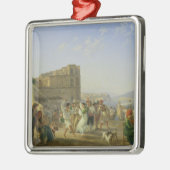 イタリアンな踊り、ナポリ1836年 メタルオーナメント (左)