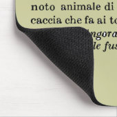 イタリアンな辞書猫 マウスパッド (コーナー)