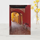 イタリアンな通り カード (黄色い花)