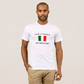イタリアンな部品が付いているアメリカで作られる Tシャツ (正面フル)
