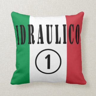 イタリアンな鉛管工: Idraulico Numero Uno クッション