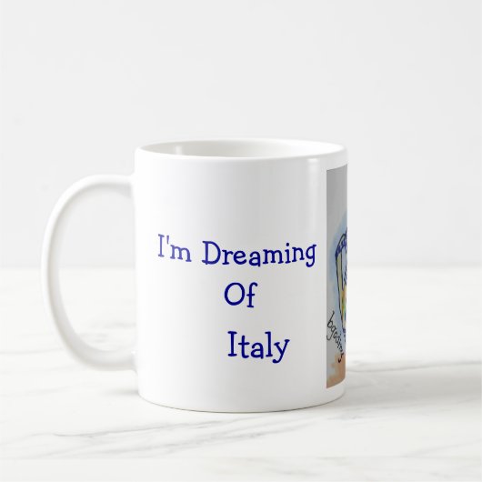 イタリアンな陶器 コーヒーマグカップ (左)