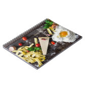 イタリアンな食糧は文字を個人化します ノートブック (左側)