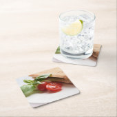 イタリアンな食糧コースター スクエアペーパーコースター (インサイチュ)