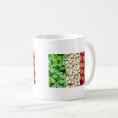 イタリアンな食糧旗のコーヒー・マグ コーヒーマグカップ (正面右)