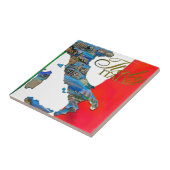 イタリアンな"ブーツ" タイル (側面)