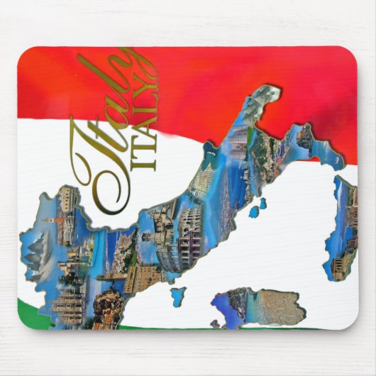 イタリアンな"ブーツ" マウスパッド (正面)