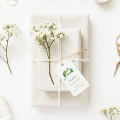 イタリアンウォーターカラーハウスサンキュー結婚ズ ギフトタグ