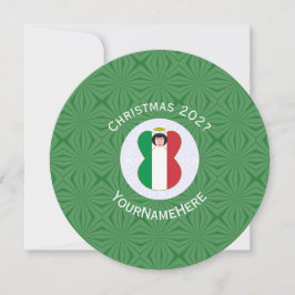 イタリアンエンジェル クリスマス フラッグ オーダーメイド 招待状