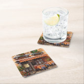 イタリアンカフェファインアート スクエアペーパーコースター (インサイチュ)