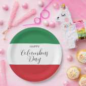 イタリアンカラーズ コロンブスデー ペーパープレート (パーティー)
