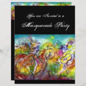 イタリアンカーニバル仮装ボール、ダンス、音楽 (正面/裏面)