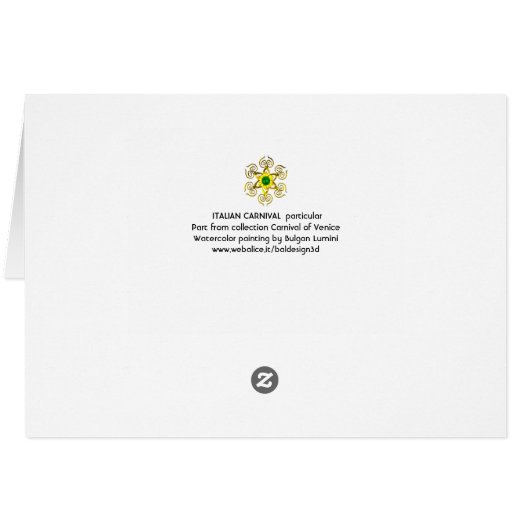 イタリアンカーニバル (裏面横)