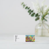 イタリアンカーニバル/ダンス,音楽,演劇アーティスト スキニー名刺 (スタンド正面)