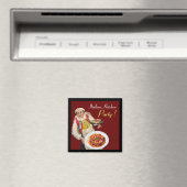 イタリアンキッチン、赤 マグネット (インサイチュ (食洗機))