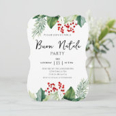 イタリアンクリスマスブオンナターレパーティー 招待状 (スタンド正面)