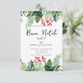 イタリアンクリスマスブオンナターレパーティー 招待状 (スタンド正面)