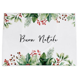 イタリアンクリスマス ブォン・ナターレ パーティー ラージペーパーバッグ