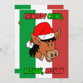 イタリアンクリスマス 招待状 (正面/裏面)