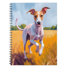 イタリアングレイハウンドの犬の絵 ペット ノートブック