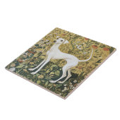 イタリアングレイハウンドまたはヴィンテージ園のウィペット タイル (側面)