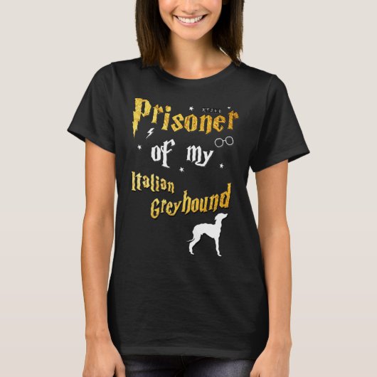 イタリアングレイハウンドイタリアングレイハウンド Tシャツ (正面)