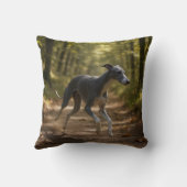 イタリアングレイハウンドエレガント装飾用クッション クッション (裏面)