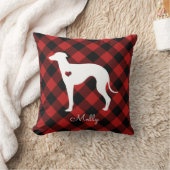 イタリアングレイハウンドクリスマスプレッドドッグ名 クッション (ブランケット)