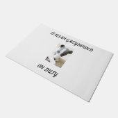 「イタリアングレイハウンド」ドアマット。 ドアマット (アングル)