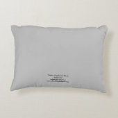 イタリアングレイハウンド/雪だるまドッグアートピロー アクセントクッション (裏面)