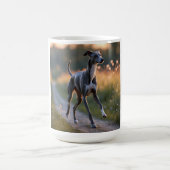 イタリアングレーハウンド 高級犬種 コーヒーマグ コーヒーマグカップ (中央)