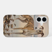 イタリアングレーハウンド iPhone 16ケース (裏面横)