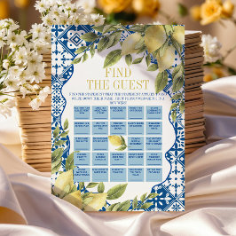 イタリアンゲストビンゴ誕生日ゲームカードの検索 招待状