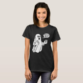 イタリアンゴーストのハロウィンTシャツ Bada Boo おもしろい Tシャツ (正面フル)