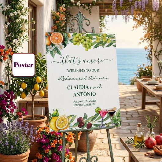 イタリアンシトラスリハーサルディナー That's Amore ポスター