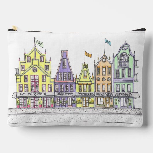 イタリアンショップ大アクセサリーバッグ アクセサリーポーチ (正面)